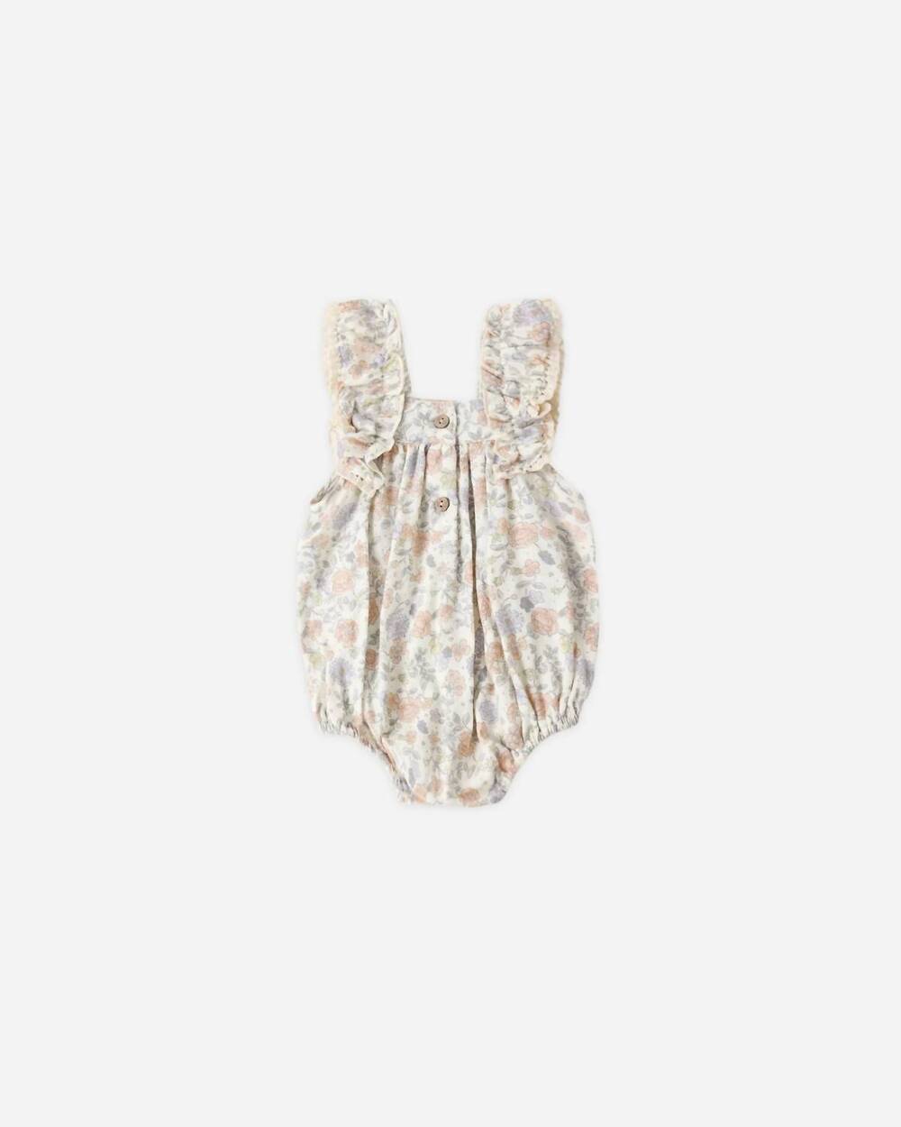 NEW RYLEE + CRU girl's maya romper in bloom